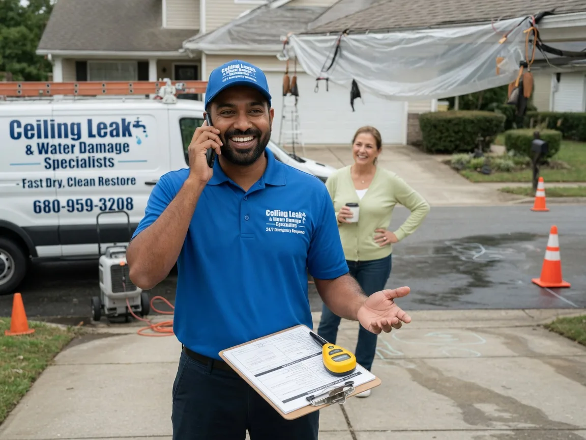 Ceiling Leak Cleanup Belmont, VT FAQs